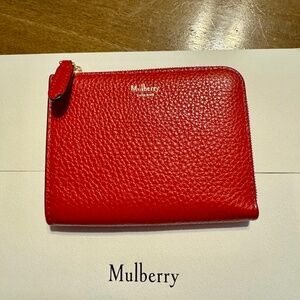 Mulberry Part Zip Coin Purse